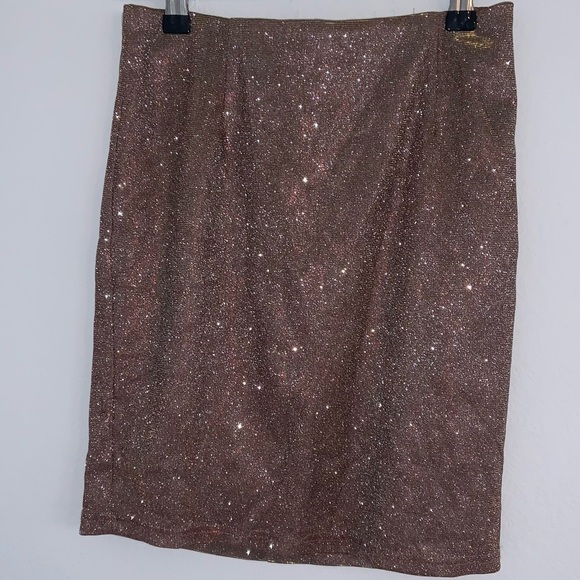 A’Gaci Dazzle Mini Skirt NYE Sparkle Elastic Bodycon Skirt - Picture 10 of 12
